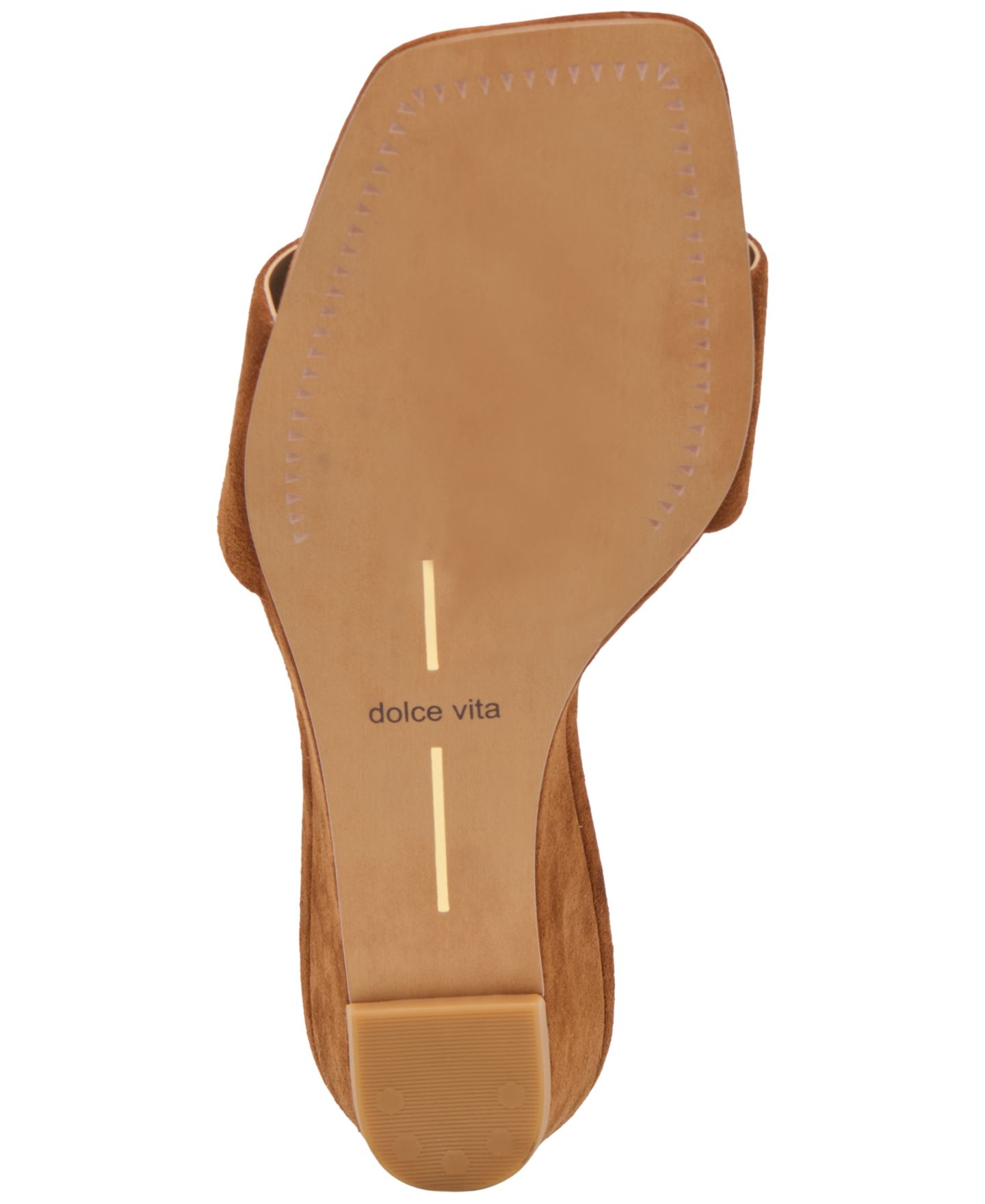 Женские сандалии Dolce Vita Qaily Slip-On Dressy Wedge, цвет: Коричневый замшевый — фото 5