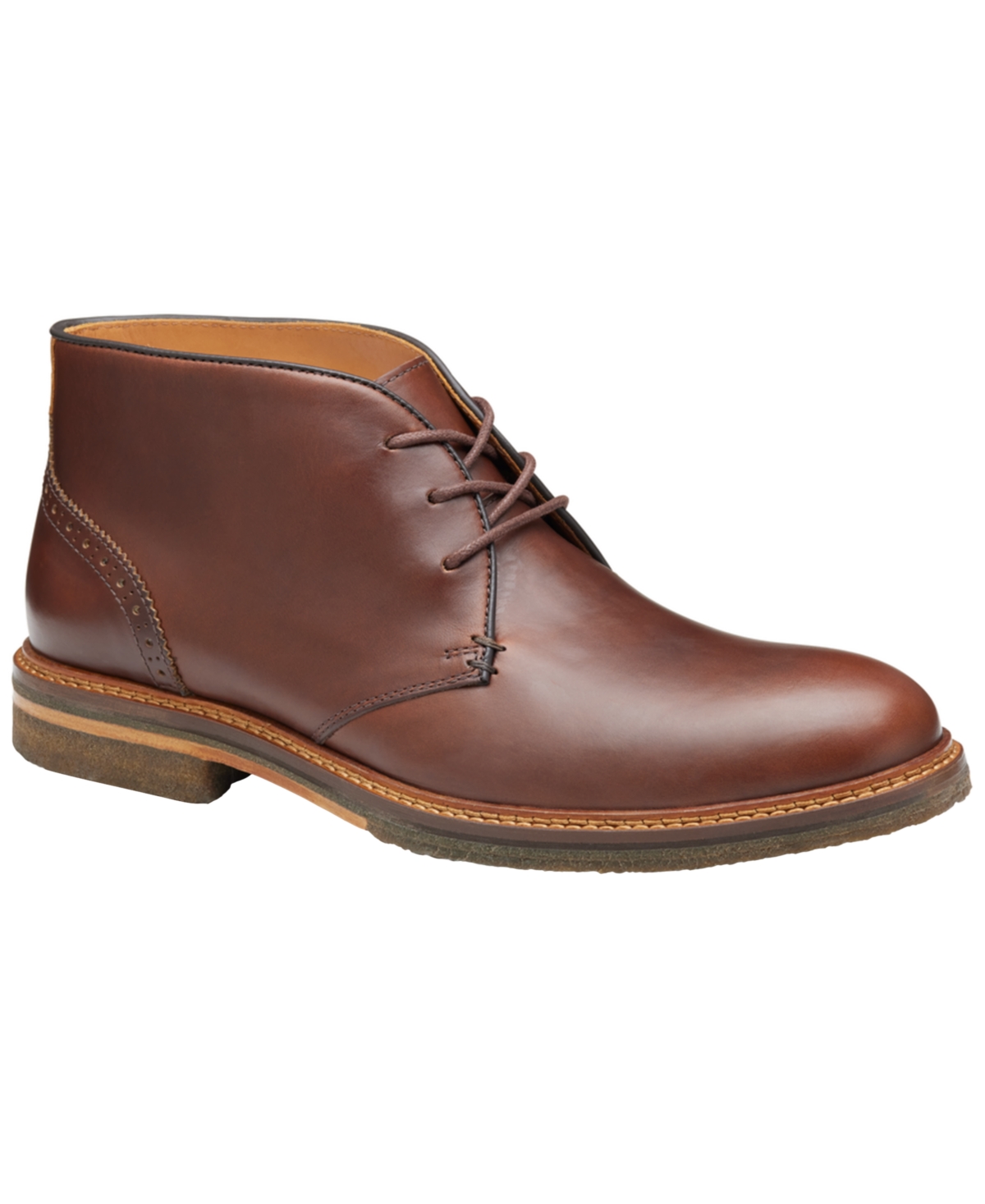 Johnston & Murphy Men's Calder 2.0 Round Toe Boots - Brown