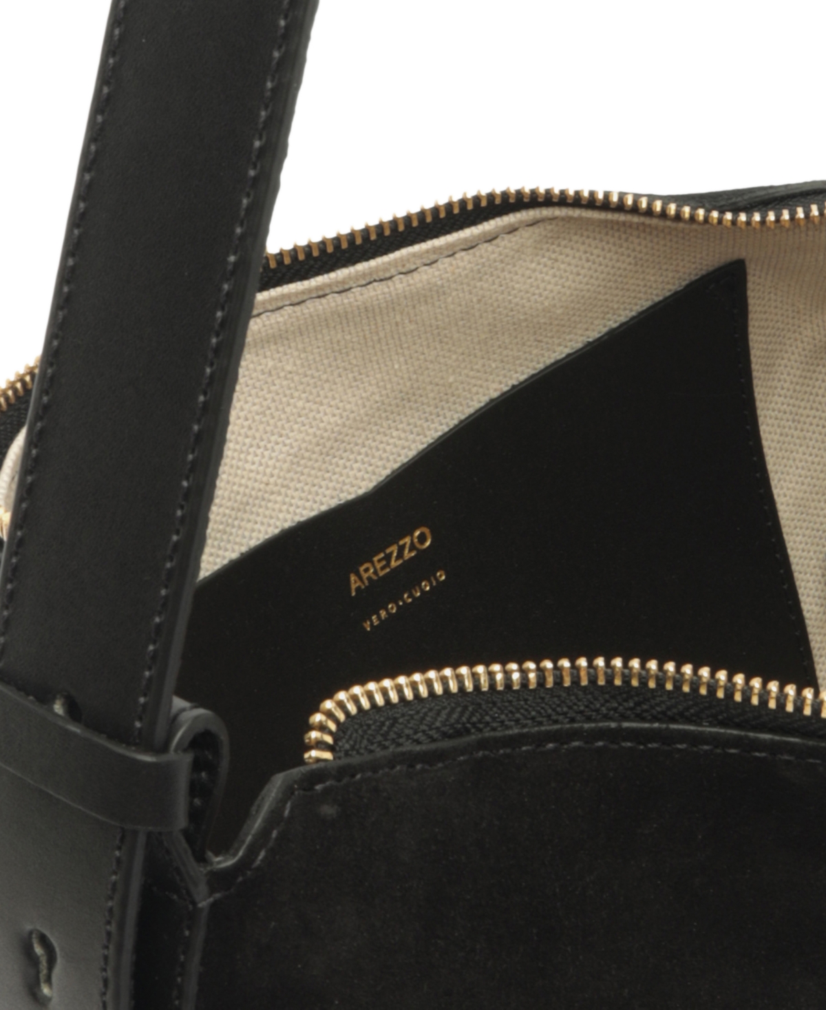 Arezzo Simone Medium Suede Shoulder Handbag