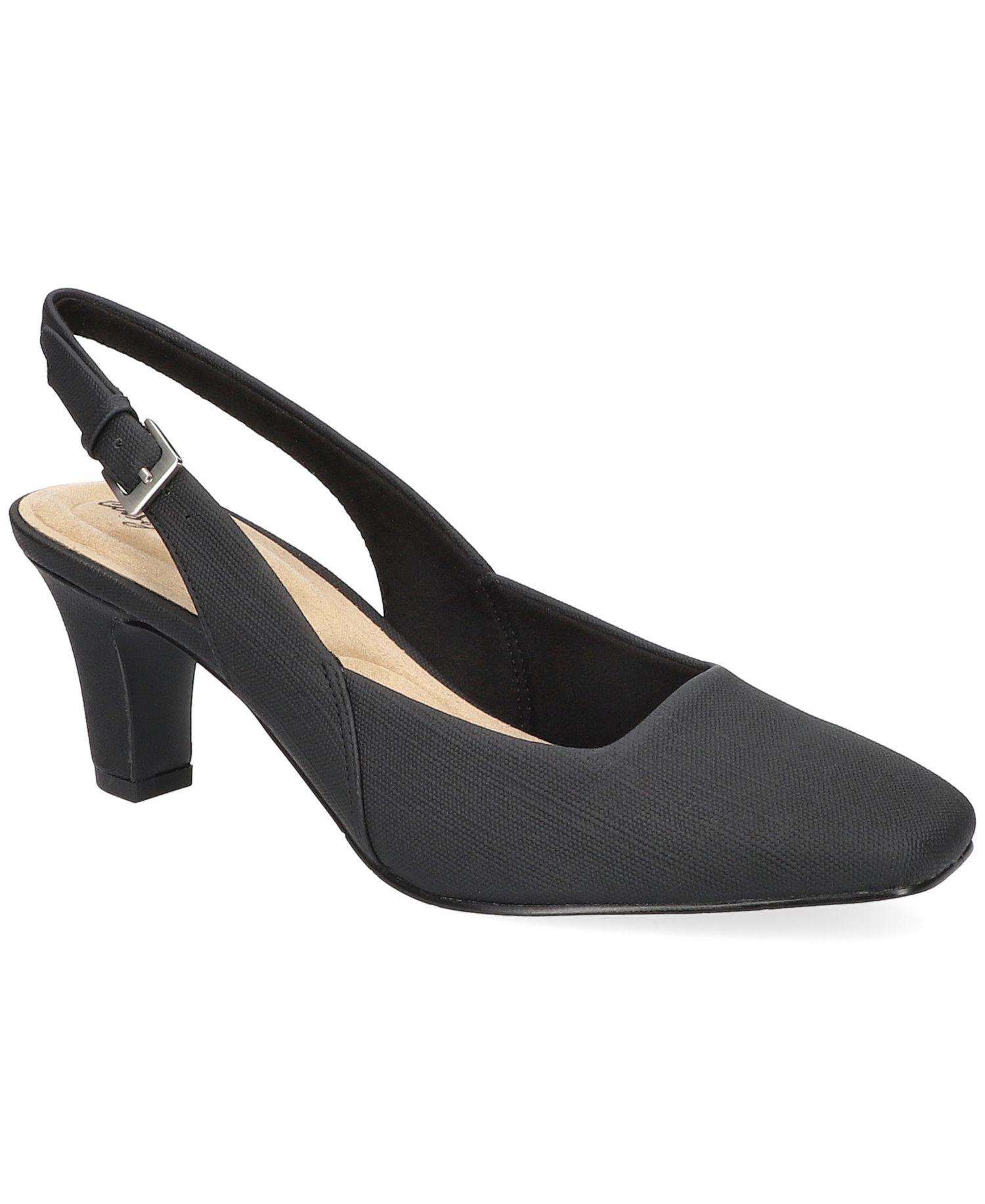 Ritsa Square Toe Slingback Pumps
