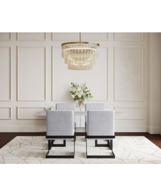 Emila 5-Pc. Dining Set (Rectangular Table & 4 Chairs), Created for Macy's