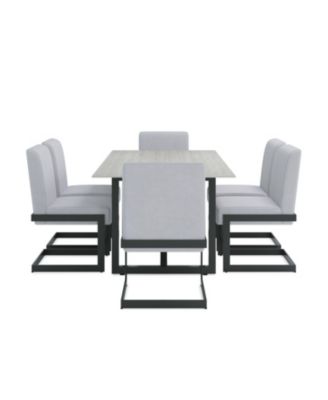  Emila 7-Pc. Dining Set (Rectangular Table & 6 Chairs), Created for Macy's