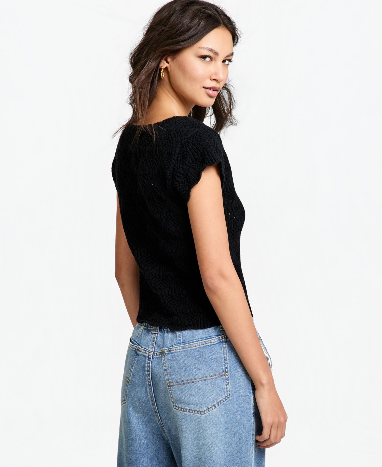 Women's Pointelle-Knit Tank Top