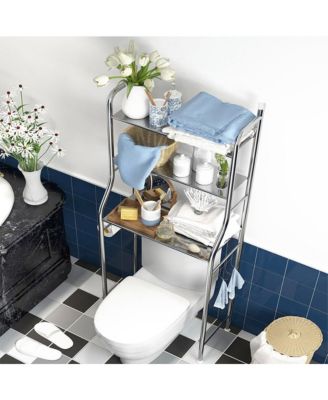 Freestanding Bathroom Organizers and Storage, Bathroom Organizer Space Saver Easy Assembly