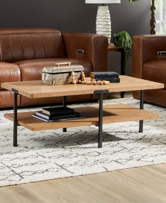 Knox 47" Wood Rectangular Coffee Table