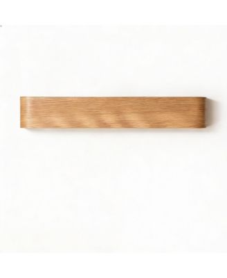 Modern Wall Coat Rack - 5 Hooks, Oak Veneer, Minimalist Design