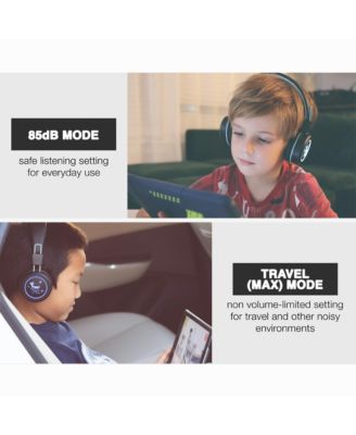 KidJamz KJ55BT (2 Pack) Bluetooth Wireless Headphones for Kids w/ LED Lights