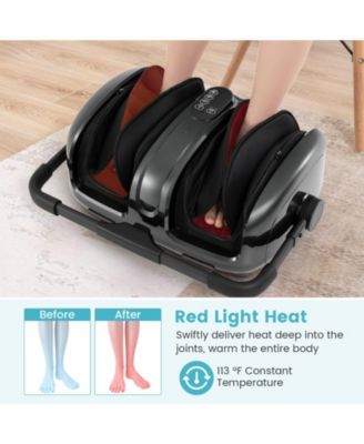 Foot and Calf Massager with Heat for Blood Circulation Pain Relief