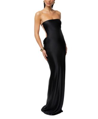 Women's Regal Rising Satin Maxi Dress