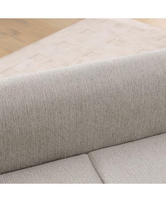 Oversized Pet Sofa for Medium/Large Dogs, Beige, 56.5"26"17" - Backrest, Armrests, Soft Cushion