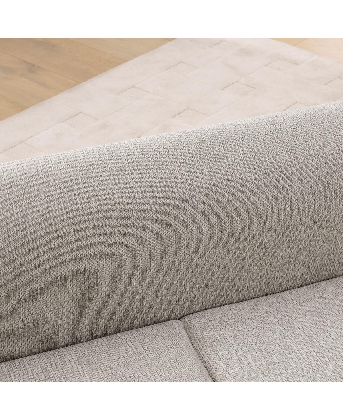 Zeus & Ruta Oversized Pet Sofa for Medium/Large Dogs, Beige, 56.5"26"17"