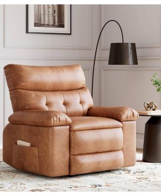 27'' Oversized Massage Recliner Chair for Adults, Lounge Recliner with Vibrating and Heating