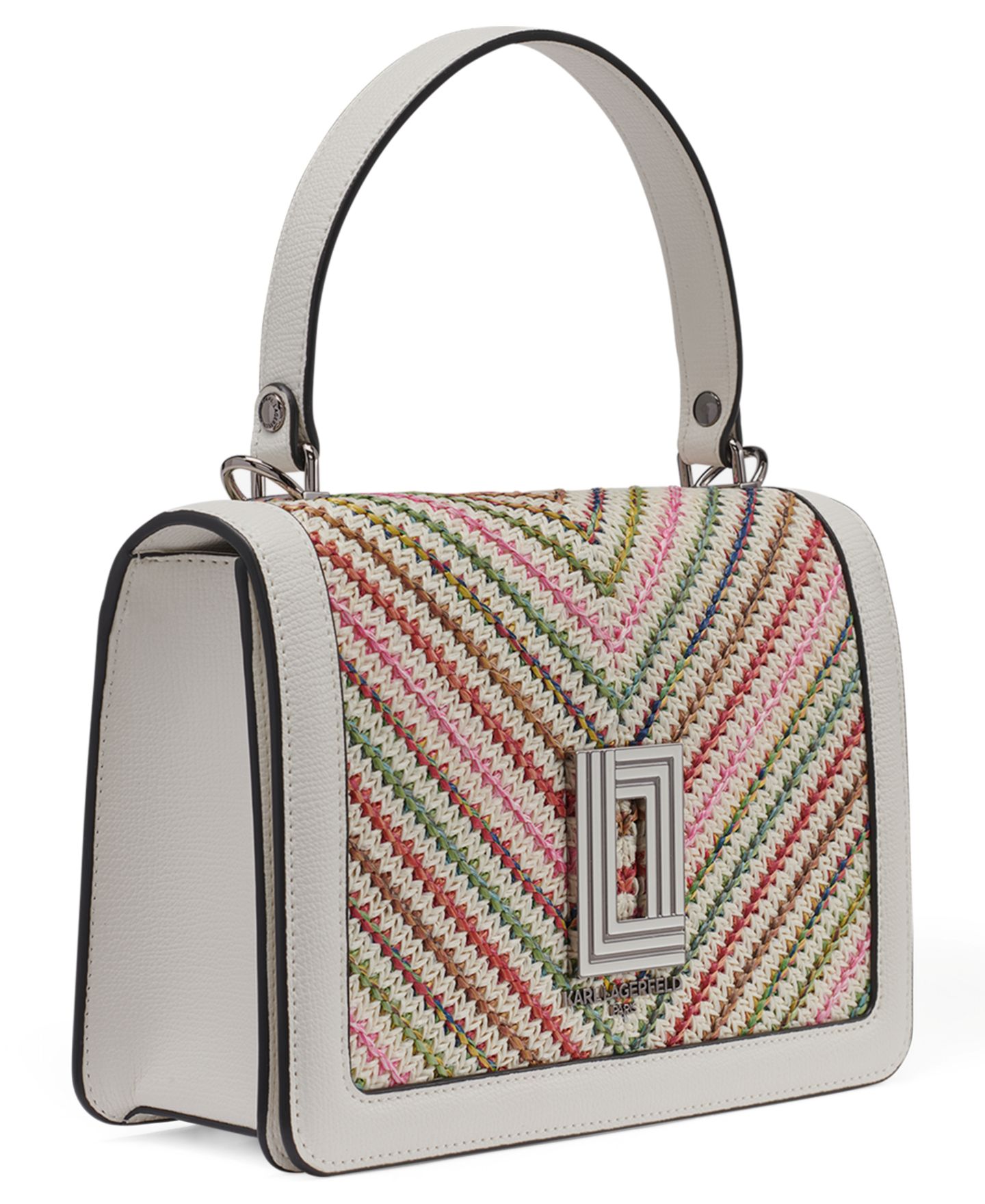 Женская сумка KARL LAGERFELD PARIS Simone Small Crossbody, цвет: Разноцветный комбинированный — фото 3