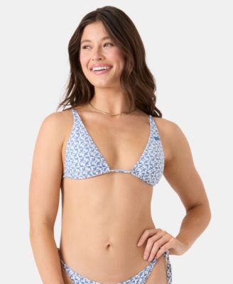 Juniors' Hazy Dazy Built Up Triangle Bra Top