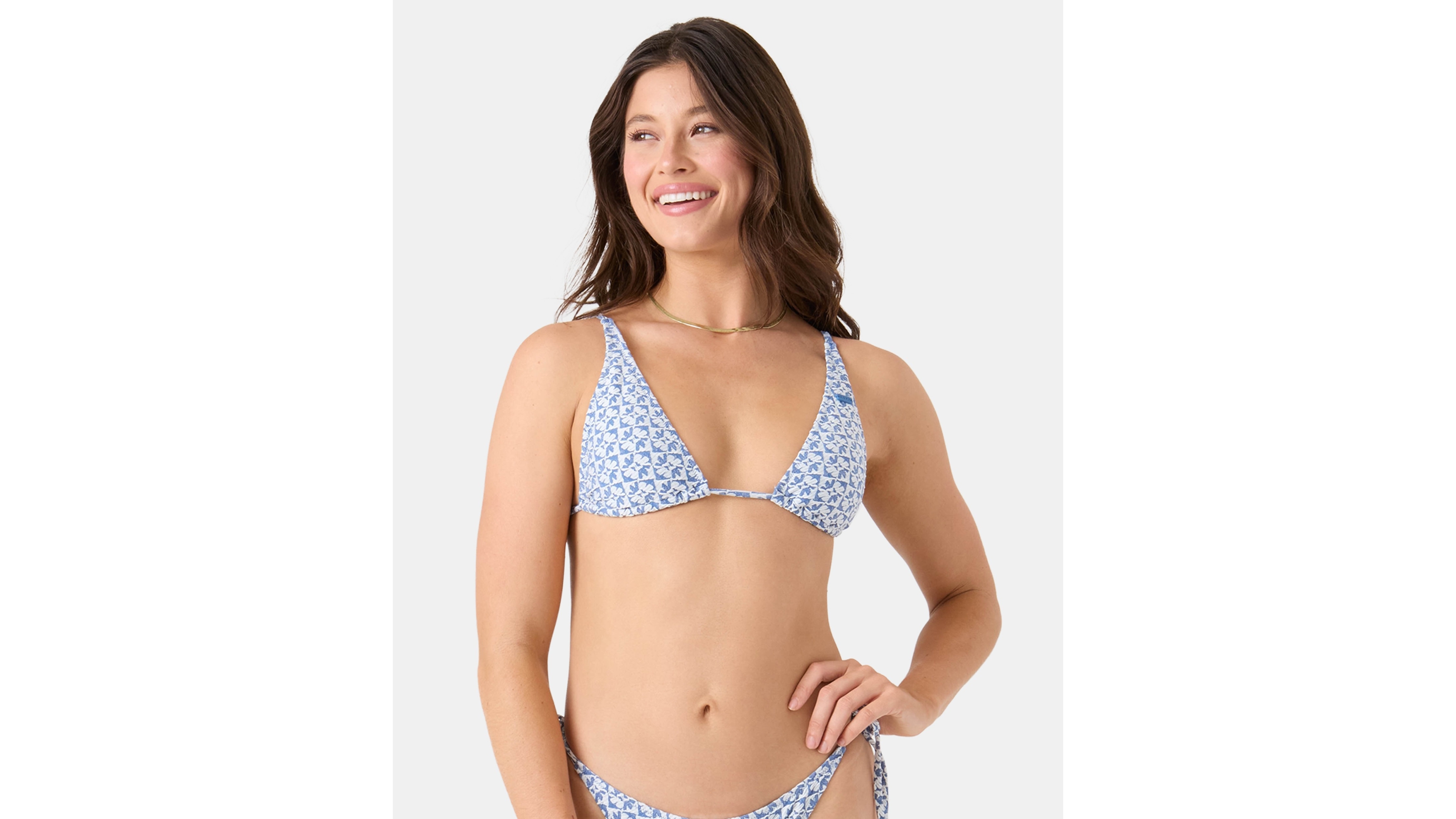 Roxy Women's Hazy Dazy Built Up Triangle Bra Top