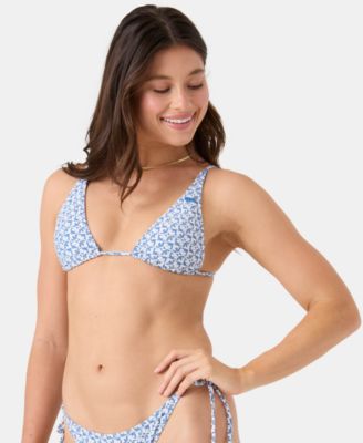 Juniors' Hazy Dazy Built Up Triangle Bra Top