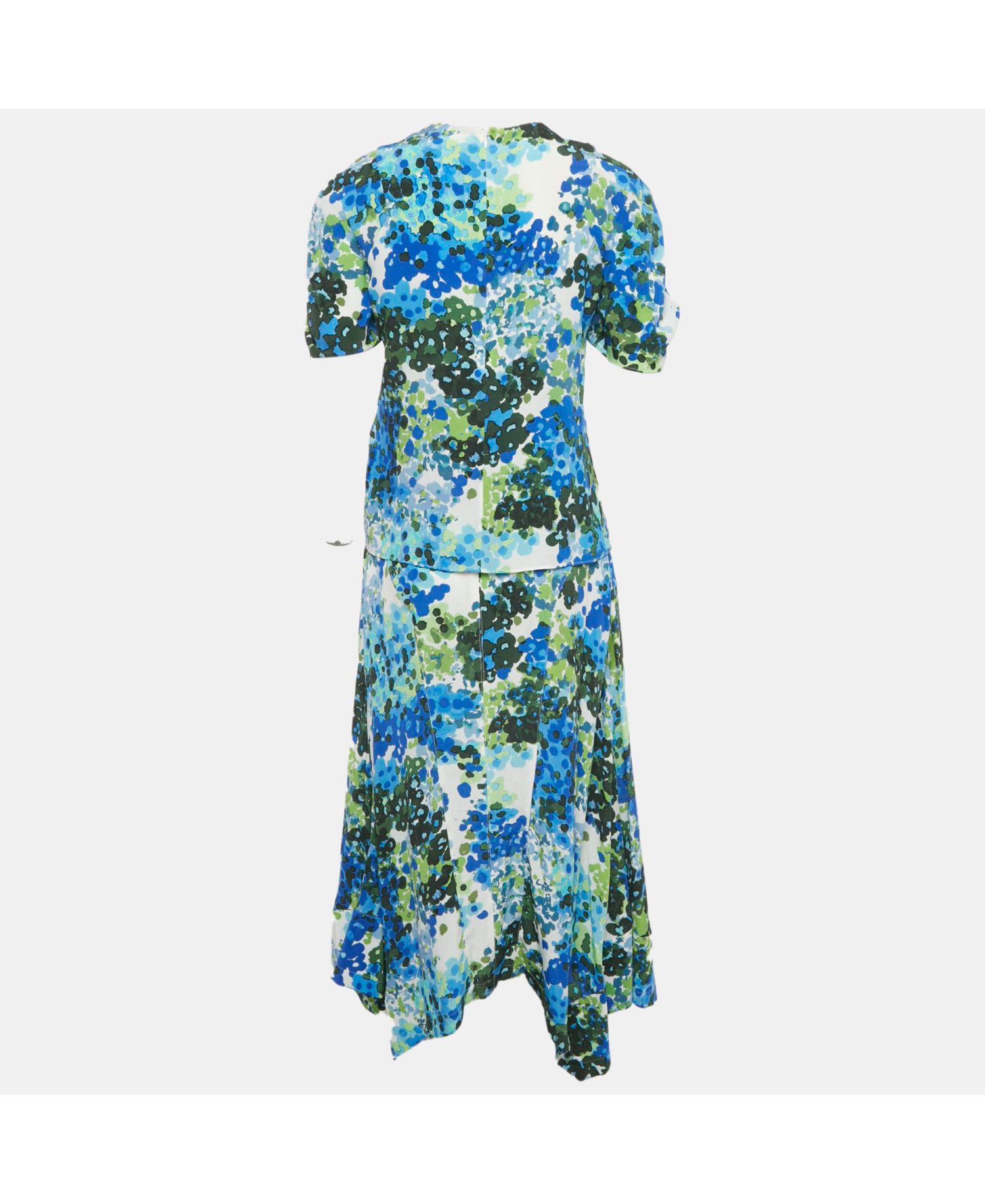Women's Multicolour Naya Floral Print Top & Skirt Set