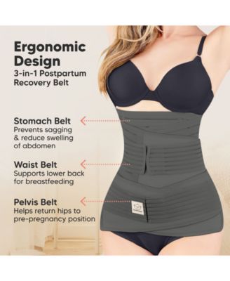 Maternity Revive 3 in 1 Postpartum Belly Band Wrap, Post Partum Recovery, Postpartum Waist Binder Shapewear