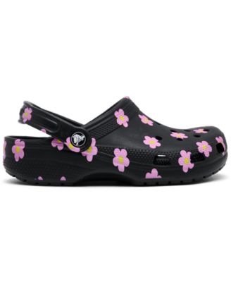 Little Girls Flowers Classic Clogs from Finish Line