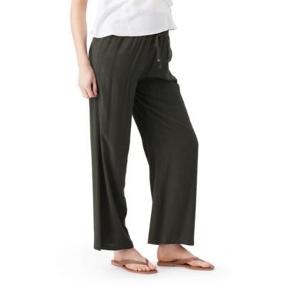 Women's Wide Leg Tencel Pant Olive