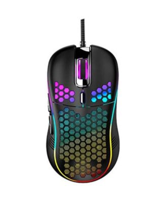 Honeycomb Wired Gaming Mouse - 7200 Adjustable DPI, Ergonomic Lightweight Honeycomb Design for PC/Mac Gamers | Perfect for Competitive Gaming