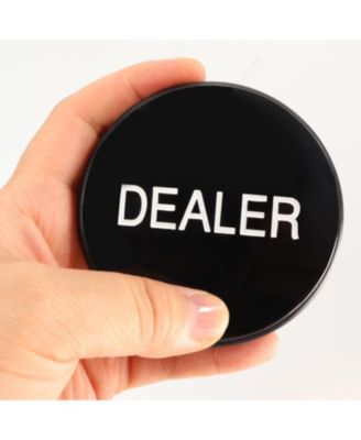 1-Pack 3" Double-Sided Casino Grade Acrylic Craps ON/Off Puck Buttons for Casino Poker Nights