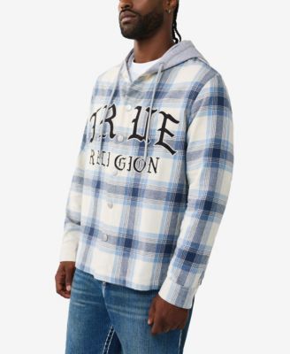 Men's Hooded Flannel Shirt