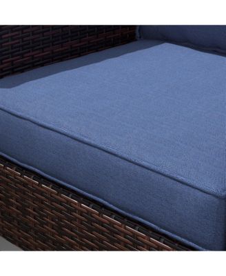 4 Outdoor Chair Cushions with Seat & Backrest, 24" x 24"