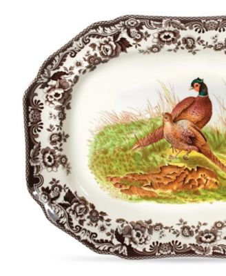 Woodland Pheasant Octogonal Platter