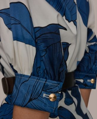 Petite Belted Shirt Dress