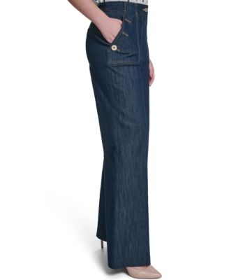 Women's Denim Sailor Pants
