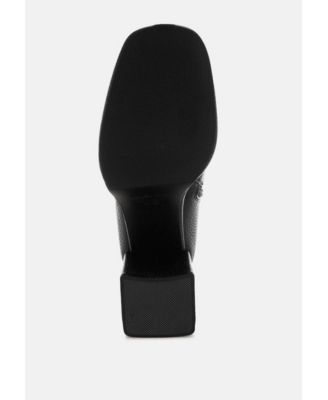 Womens Poulin Faux Leather Chelsea Boots