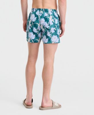 BOSS by Men's 5" Tropical Print Swim Trunks
