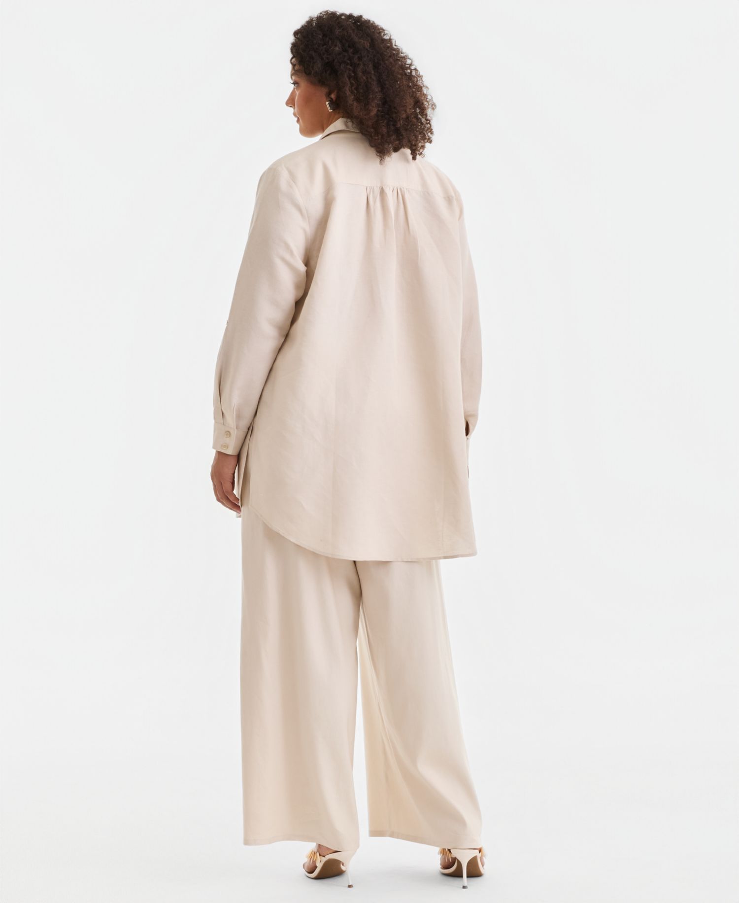 Plus Size Pull-On Wide-Leg Pants