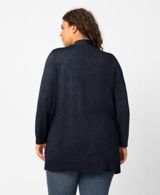 Plus Size  Open-Front Cardigan Sweater