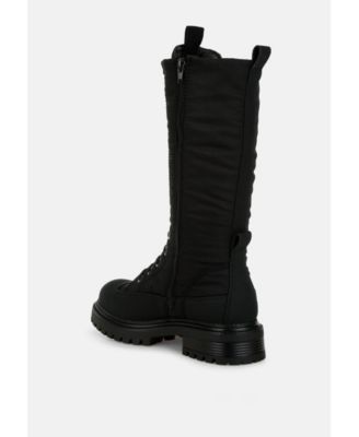 Womens Argi Anti-Skid Lace-Up Combat Boots