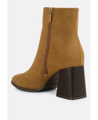 Womens Cox Cut Out Block Heeled  Chelsea Boots