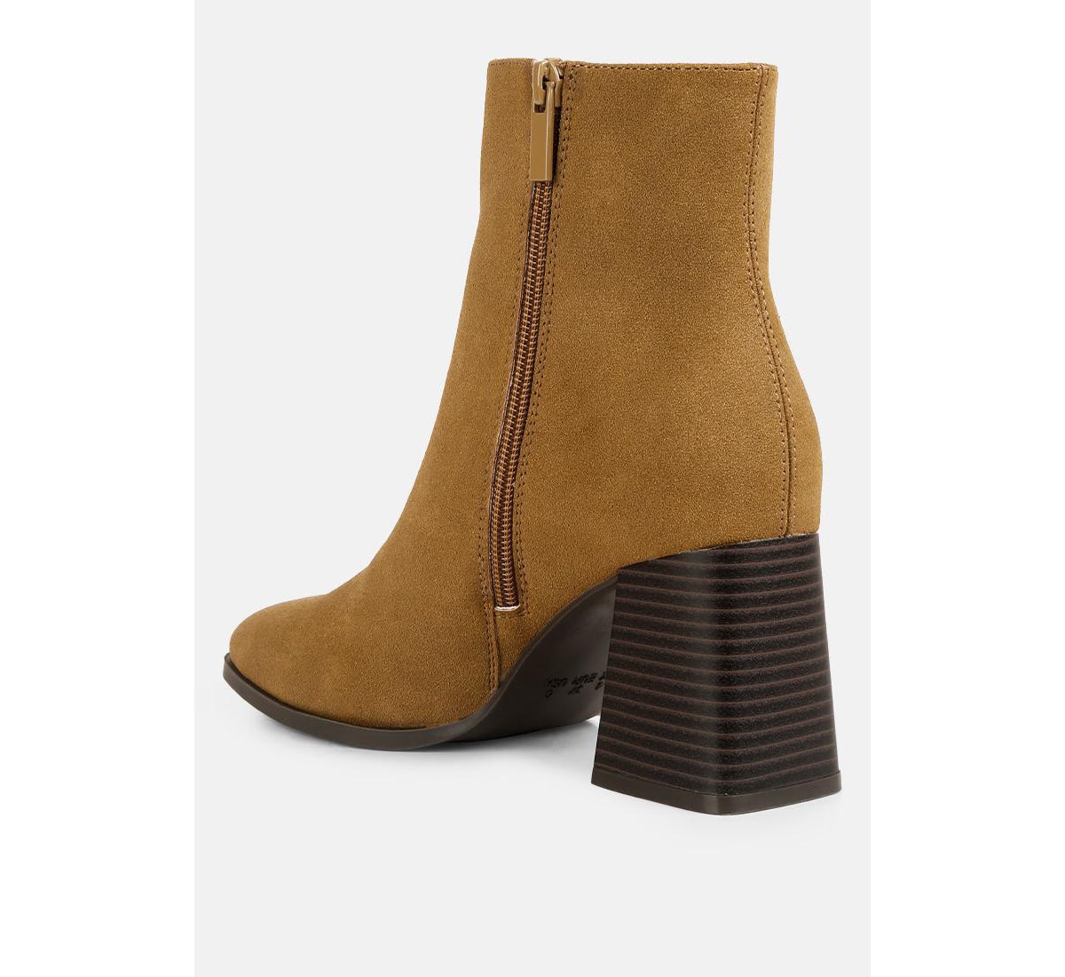 London Rag Cox Cut Out Block Heeled Chelsea Boots