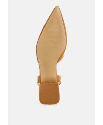 Womens Tijay Soft Real Leather Slingback Sandals