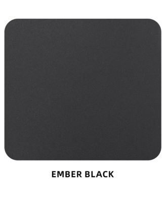 4 Piece Ember Black Outdoor Aluminum Stationary Dining Chairs Sunbrella Fabric Cushions Tapered Feet for Patio Backyard Poolside