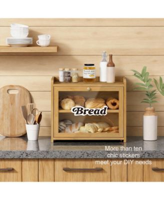 Bamboo Bread Box: Modern Design, Versatile Storage