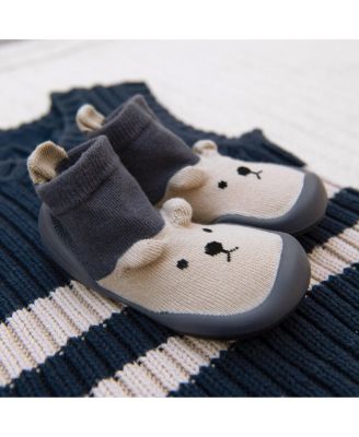 Baby Boy First Walk Sock Shoes Little Cub