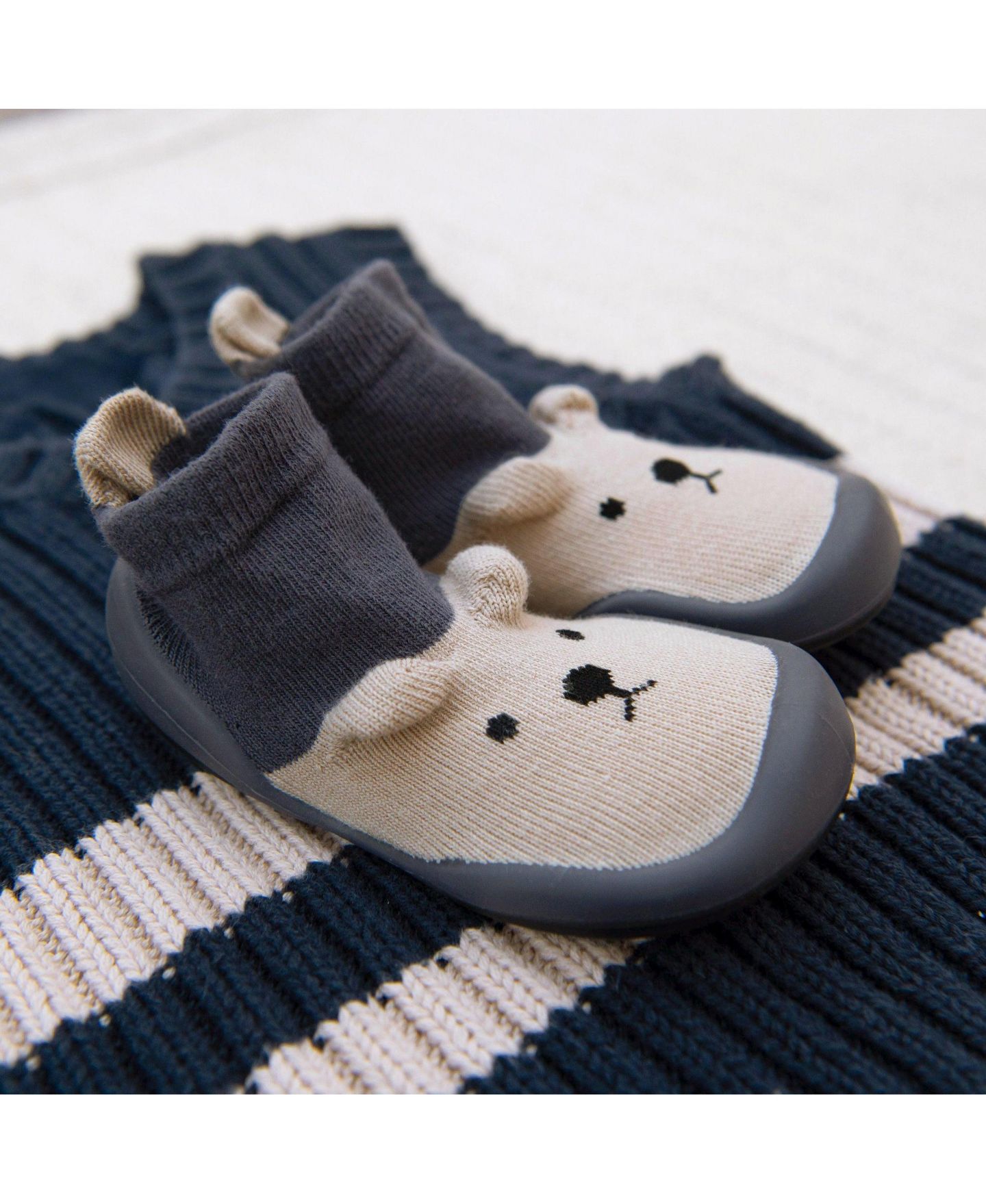 Обувь Komuello First Walk Sock Shoes Little Cub для мальчиков-малышей — фото 4