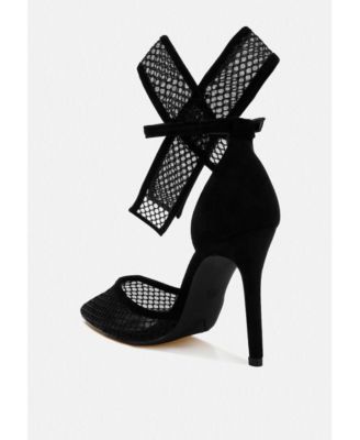 Womens Regenta Big Bow Detail Stiletto Sandals