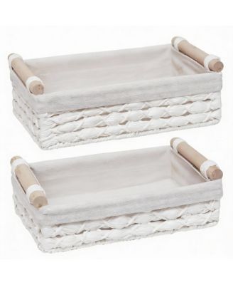 Handmade Paper Rope Storage Baskets