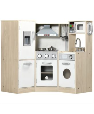 Large Kids Kitchen Playset with Lights Sounds and Cookware