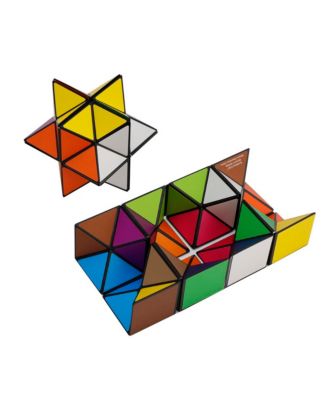 2-in-1 Split Magic Cube, Transformable Fidget Toy, Morphs into Star & More
