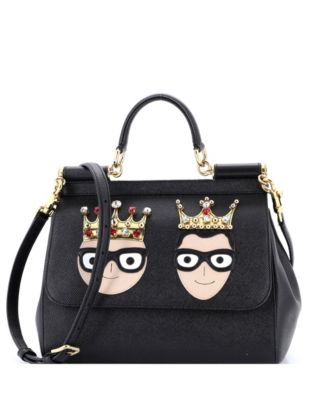 Medium Family Miss Sicily Bag Patchwork Leather