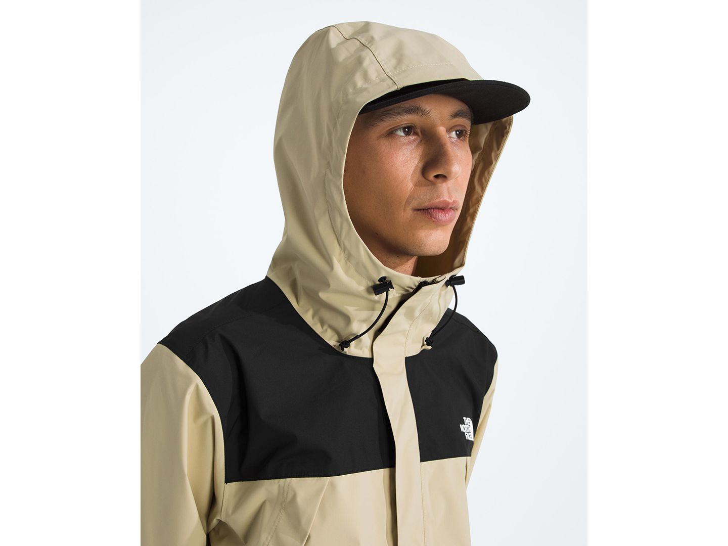 Мужская куртка The North Face Waterproof Antora, цвет: Пустынный / Чёрный — фото 7