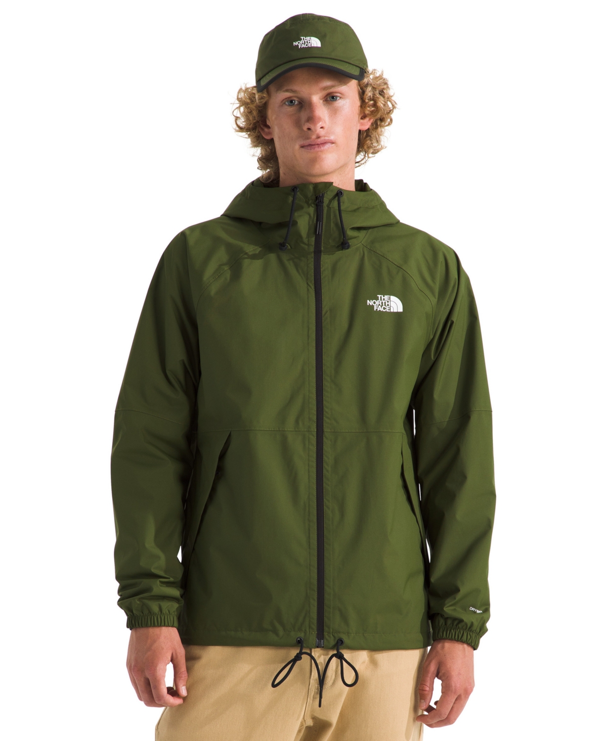 The North Face Men's Antora Rain Hoodie Jacket - Woodland Green